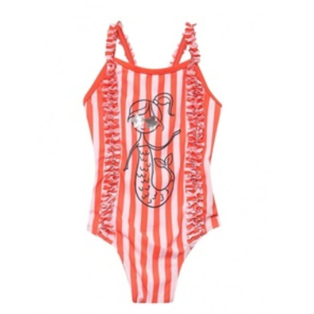 Baby Gap Girls One Piece Bathing Suit Mermaid Swim Pool Ocean 18-24 Months